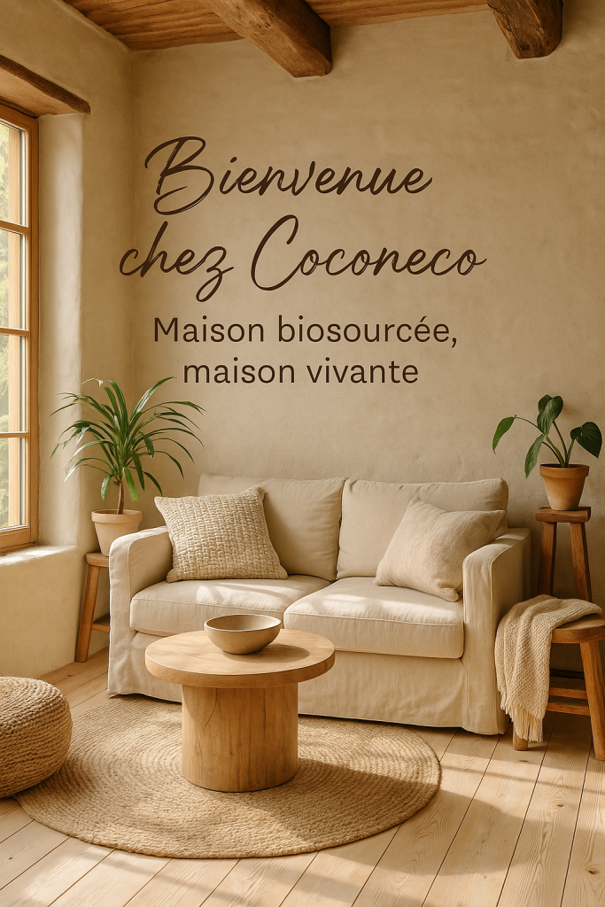 Bienvenue chez coconeco, un projet familial d'habitat biosourcé